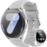 Montre Connectée Hommes Femmes, Écran Amoled 1,43"", Montre De Fitness Avec Fonction Téléphone, Passer/Recevoir Des Appels, Moniteur De Fréquence