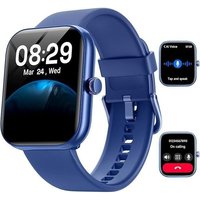 Montre Connectée Homme Pour Samsung,Iphone,Android,1.91"" Montre Connectée Femme Avec Appel Bluetooth,Voix De L'Ia,Alexa Intégrée,Smartwatch Moniteur