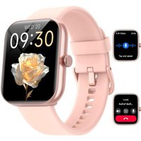 Montre Connectée Femme Pour Samsung,Iphone,Android,1.91"" Montre Connectée Femme Avec Appel Bluetooth,Voix De L'Ia,Alexa Intégrée,Smartwatch Moniteur