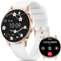 2025 Montre Connectée Femme Avec Siri/Et/Hrv, 1.27"" Tft Smartwatch Avec Appel Bluetooth Cardiofréquencemètre 120+ Modes Sport Montre Ip68 Fitness