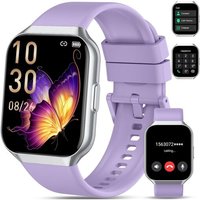 Montre Connectée Homme Femme Avec Appel Bluetooth, 1.96"" Smartwatch Avec 110+ Modes Sportifs, Etanche Ip68 Montre Connectée Sport Avec