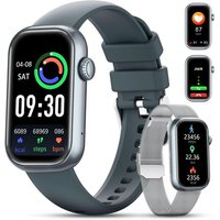 Montre Connectée Homme Femme, 1,75'' Hd Smartwatch Avec Appels Bluetooth, Multitude De Modes Sportifs,Montre Sport Avec Surveiller Cardio, Podometre