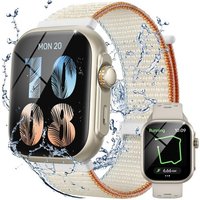 Montre Connectée Homme Femme Avec Appels Bluetooth, Smartwatch Avec Gps, 3Atm Étanche, 1,85"" Montre Avec 100+ Sports,Fréquence