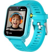 Montre Enfant Garçon Fille 24 Jeux Vidéo Lecteur Mp3 Musique Hd Caméra Contrôle- Parental Podomètre 13 Réveil Digitale Smart Watch -Anniversaire