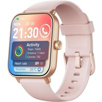 Montre Connectée Femme Appel Bluetooth, Alexa Intégrée 1.8"" Smartwatch Moniteur De Spo2 Cardiofrequencemetre Sommeil, 100 Modes Sportifs Podometre