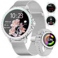 Montre Connectée Pour Femme, Montre D'Activité Avec Surveillance Du Sommeil/Spo2/Activité/Rythme Cardiaque, Compatible Android Et