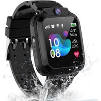 Ip68 Montre Connectée Enfant Gps,Montre Gps Enfant Garçons Filles Avec Appel Bidirectionnel,Sos Voice Chat Téléphone Caméra Jeux Mode Classe, Montre