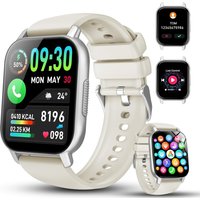 Montre Connectée Homme Femme, 1.91""Hd Smartwatch Avec Appels Bluetooth, Ip68 Etanche Montre Sport 112+ Mode Sport, Podomètre, Cycle Menstruel,