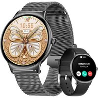 Montre Connectée Femme Avec Appel Bluetooth, Smartwatch Ip68 Avec Fonction Féminine, Fitness Activity Tracker 120+ Modes Sport/Fréquence