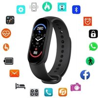 Montre connectée M6 pour hommes et femmes, bracelet de Sport, moniteur de pression artérielle et de fréquence cardi TAMIS - KYS08365