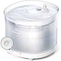 Fontaine A Eau Chat Sans Fil Avec Detecteur De Mouvement, Silencieux Fontaine À Eau Pour Chat À Pile 7800mah, Sans Bpa, Montage Rapide Et Nettoyage