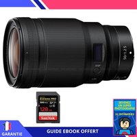 Nikon Z 50mm f/1.2 S + 1 SanDisk 128GB UHS-II 300 MB/s + Ebook 'Devenez Un Super Photographe'