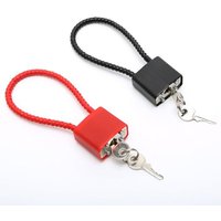 Lot De 2 Cadenas En Corde D'acier Avec Clés, Cadenas Câble À Clé À Longue Manille, Cadenas À Câble Pour Valise, Portail, Vélo, Casier College