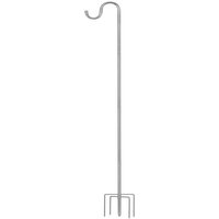 Crochet De Berger Pour Extérieur,198 Cm De Haut Et 1,6 Cm De Diamètre,Poteaux Robustes En Acier Inoxydable Pour Accrocher Des Lumières Extérieures