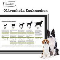 Jouet Pour Chien En Bois D'olivier 100% Naturel Pour Chien Jusqu'à 10 Kg