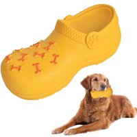 Jouet Pour Chien En Forme De Pantoufle,Jouet À Mâcher Durable En Caoutchouc Naturel,Jouet Interactif Grinçant Pour Chien De Grande,Moyenne Et Petite