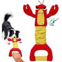 Jouet Chien Indestructible,Peluche Pour Chien,Jouet Interactif Chien,Jouet À Mâcher En Avec Bruit Intégré,Cadeau De Noël,Adapté Aux Petits,Moyens Et