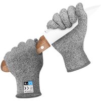 Gants Anti Coupures avec Protection Haute Performance de Niveau 5,Gants de Travail pour la Cuisine,Mandoline,Filet de Poisson,Découpe de Viande et