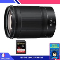 Nikon Z 85mm f/1.8 S + 1 SanDisk 32GB UHS-II 300 MB/s + Ebook 'Devenez Un Super Photographe'