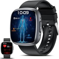 ¿¿¿+HRV Montre Connectée avec ¿¿¿¿é¿¿¿/IMC, 1,75'' HD Smartwatch avec Appel Bluetooth, 24H Cardiofrequenceme/SpO2, Moniteur de Sommeil, Appel