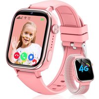 Nouvelle 4G Montre Connectée Enfant, Étanche IP68 Smartwatch Téléphone Enfant avec GPS, Appel, Fonction SOS, Appel Vidéo/Mode