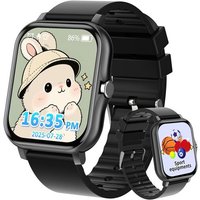 Montre Connectée Enfant Filles Garçons avec 1,57 Pouces Bricolage Visage Apprendre Cartes Musique Histoires de Chevet, Montre Enfant Anniversaire