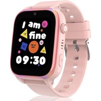Montre Connectée Enfant GPS, Montre Intelligente Enfant 4G Appel, Chat Vidéo/Vocal, SOS, Mode Classe, Réveil, Calendrier, Réponse Automatique,