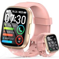 Montre Connectée Homme Femme, 1.95"" HD Smartwatch avec Appels Bluetooth, Etanche IP68 Montre Sport, Montre Connecté 110+ Mode Sport, Podomètre,