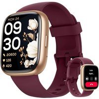 Montre Connectée Hommes Femmes avec Alexa, 1,83"" Écran Smartwatch, Appels Bluetooth, Étanche IP68, 110+ Sportif/Fréquence