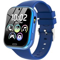 Montre Connectée Enfant - Smartwatch Téléphone Pour Fille Garçon avec Appel SOS, Réveil, 19 Jeux, Montre Intelligente Enfants de 4 à 12 Ans Cadeau