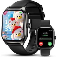 Montre Connectée Enfants avec D'appel/Réponse Podomètre Météo Réveil 120+Modes Sportifs, Cadeau pour Garçons Filles et Adolescents de 6 à 14 Ans