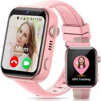 4G Montre Connectée Enfants, Montre Telephone Enfant Écran HD de 1,83 Pouces, Appels, Appels Vidéo, Chat Vocal, Whatsapp, Wi-FI, GPS, SOS, Étanche