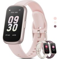 Montre Connectée Femme Homme Petit, 1,47'' Bracelet Connecté avec Fréquence Cardiaque, SpO2, Suivi Sommeil, Montre Podometre, Etanche 3ATM Smartwatch