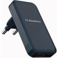 Pd 3.0 Chargeur 2 Ports Usb C 20 W Compatible Avec Iphone, Ipad, Samsung Galaxy, Nexus, Htc, Motorola, Lg Et Bien Plus Encore (Bleu)