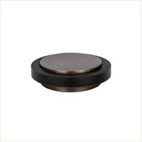 Butée De Porte Adhésive 45 x 20 mm Caoutchouc Noir En Silicone Naturel Laiton Finition Rústico Forte AdhéSion 100% fonctionnel Mod. I-20335X12RG