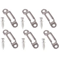 Acier-6pcs - Connecteurs D'armoire Invisibles, Charnières De Carte Chi En Métal, Montage De Meubles, Connexion Rapide, Fixation À Vis Encastrée,