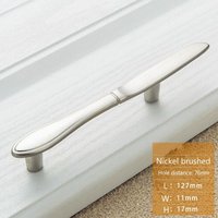Couteau Brossé - Couverts Créatifs Pour Meubles, Poignée D'armoire, Couteau Et Fourchette, Cuillère, Planche À Chi Noire, Boutons De Cuisine, Poignée