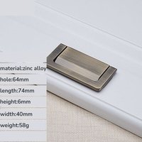 Bronze A - Foy De Meubles Cachés Sans Poinçon, Bouton Melknob Foy Pour Armoires Et Proximité Des Égouts À Côté Des Boutons D'armoires, Boutons De