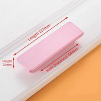 64 Mm Rose - Lèvent De Porte Colorés En Bois Foy Pour Armoires De Cuisine, Jolis Boutons De Proximité Pour Chambre D'enfant, Armoire, Poignée De