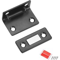 38x24 Mm Noir - Loquet Magnétique En Acier Pour Portes Et Armoires, Ultra Fin, Cisco, Cisco, Meubles De Maison, 1 Pièce