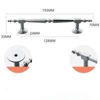 900nl-128 Mm - Meubles En Laiton Massif Dnomium Lumineux, Luxe Abordable, Armoire En T, Commode De Barre En T, Quincaillerie Melpulls, Mode