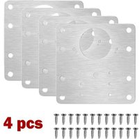 4pcs 0.8 Mm - Panneau De Réparation De Charnière D'armoire Panneau De Réparation De Porte D'armoire Outils D'installation Quincaillerie De Meubles
