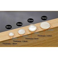 Effacer 15x2 Mm 50pcs - Pare-Chocs Coordonnants En Caoutchouc De Silicone Souple, Coussinets De Pieds, Amortisseur De Planche, Pare-Chocs D'armoire,