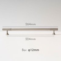 C-3714-224 - Poignée De Barre En T En Laiton Massif, Poignées De Chambre À Coucher, Poignée De Porte D'armoire De Cuisine, Poignée De Nervure Pour
