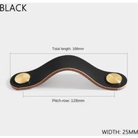 1 Pcs - 04-128 Mm - Poignée De Meuble En Cuir Pour Armoire De Cuisine, Boutons De Porte, Armoire, Melrib Chi Board, Plusieurs Documents