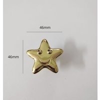 Étoile - Poignée De Meuble En Laiton Massif, Forme Animale, Trou Unique, Armoire De Cuisine Foy Gold Melknobs, Armoire De Luxe, Poignée De Planche Chi