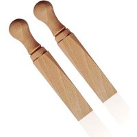 RUON-Butée De Porte En Bois De Hêtre Pour La Maison, Le Bureau, Les Chambres, L'École, Les Hôtels ¿ (Lot De 2 Cales En Bois)