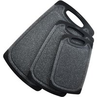 Lot De 3 Planches À Découper En Plastique Avec Pieds Antidérapants Et Rainures De Jus, Sans Bpa, Poignée Antidérapante, Passent Au Lave-Vaisselle