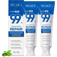 Hydroxylapatite Toothpaste 9.9% Pack of 2 Fluorine Free Hydroxyapatite Nano Toothpaste Remineralization Helps Protect Enamel Relieves Sensitivity