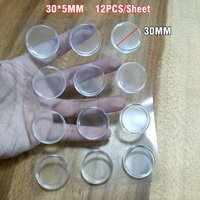 12pcs - Tampons De Protection Auto-Adhésifs Transparents, Butée De Porte En Silicone, Pare-Chocs D'armoire, Protecteur Mural, Meubles, Réfrigérateur,
